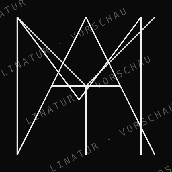 AMY als geometrisches Fine-Line-Design — Vorschau mit Wasserzeichen