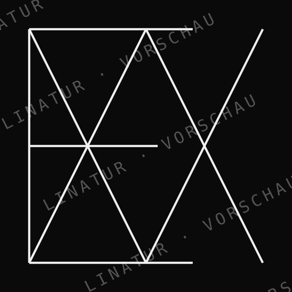 EVA als geometrisches Fine-Line-Design — Vorschau mit Wasserzeichen