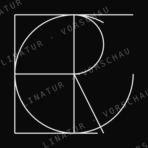 GRETE als geometrisches Fine-Line-Design — Vorschau mit Wasserzeichen