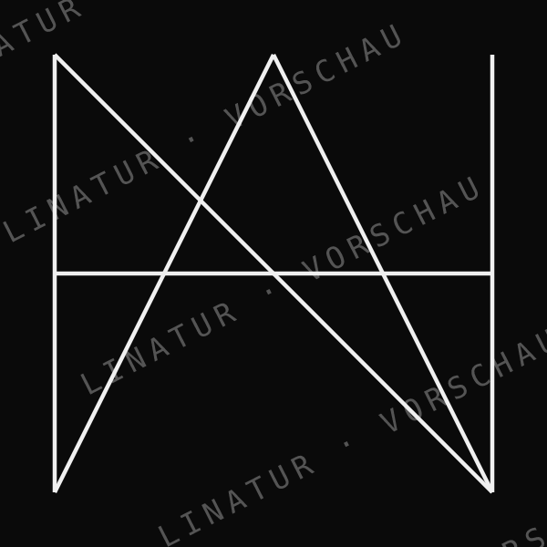 HANNA als geometrisches Fine-Line-Design — Vorschau mit Wasserzeichen