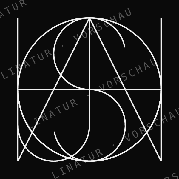 JOSHUA als geometrisches Fine-Line-Design — Vorschau mit Wasserzeichen