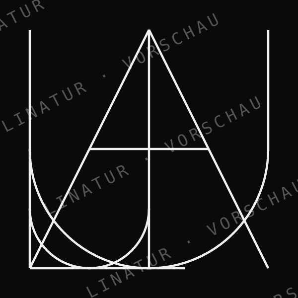 JULIA als geometrisches Fine-Line-Design — Vorschau mit Wasserzeichen