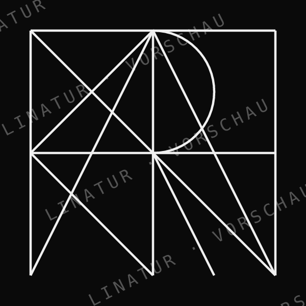 KATHARINA als geometrisches Fine-Line-Design — Vorschau mit Wasserzeichen