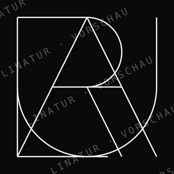 LAURA als geometrisches Fine-Line-Design — Vorschau mit Wasserzeichen