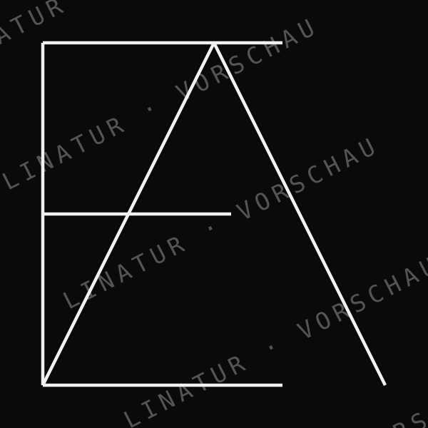 LEA als geometrisches Fine-Line-Design — Vorschau mit Wasserzeichen