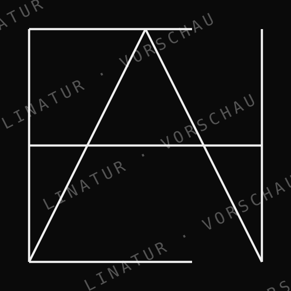 LEAH als geometrisches Fine-Line-Design — Vorschau mit Wasserzeichen
