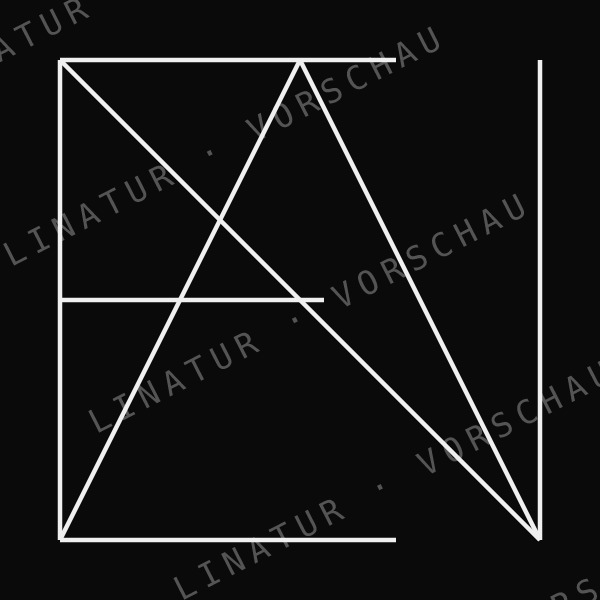 LENA als geometrisches Fine-Line-Design — Vorschau mit Wasserzeichen