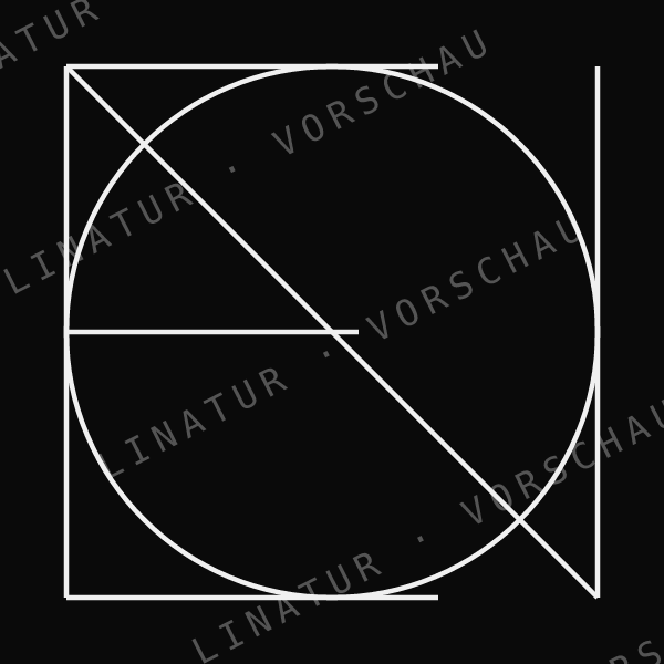 LEON als geometrisches Fine-Line-Design — Vorschau mit Wasserzeichen