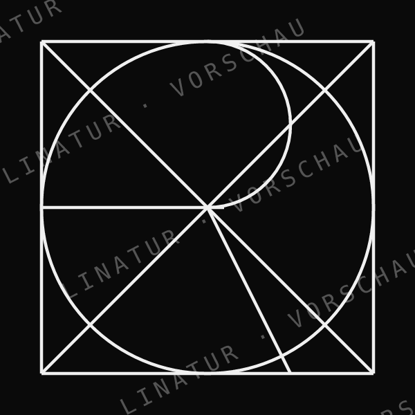 LORENZ als geometrisches Fine-Line-Design — Vorschau mit Wasserzeichen