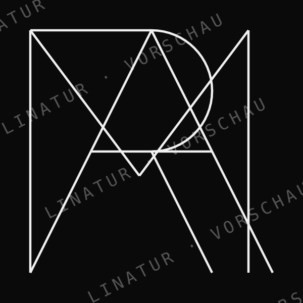 MARA als geometrisches Fine-Line-Design — Vorschau mit Wasserzeichen