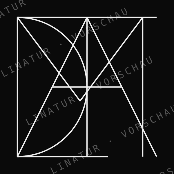 MATILDA als geometrisches Fine-Line-Design — Vorschau mit Wasserzeichen