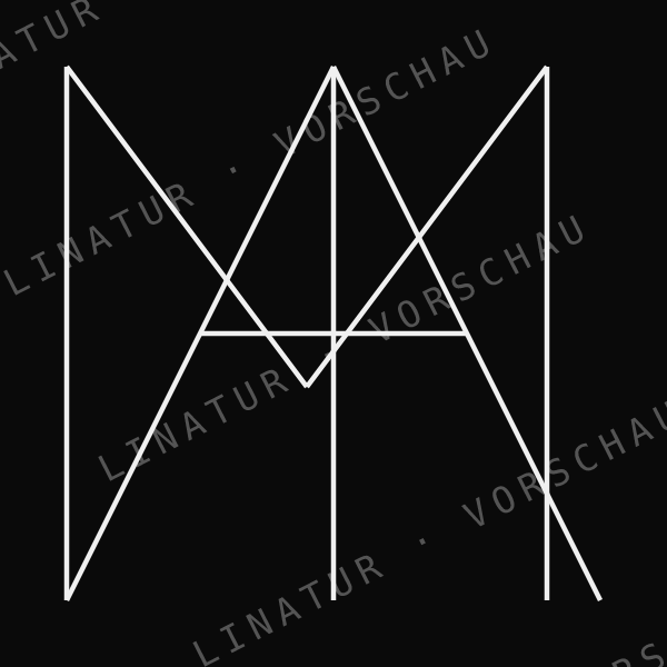 MIA als geometrisches Fine-Line-Design — Vorschau mit Wasserzeichen