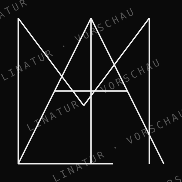 MILA als geometrisches Fine-Line-Design — Vorschau mit Wasserzeichen