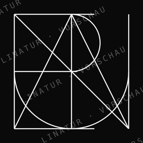 PAULINE als geometrisches Fine-Line-Design — Vorschau mit Wasserzeichen
