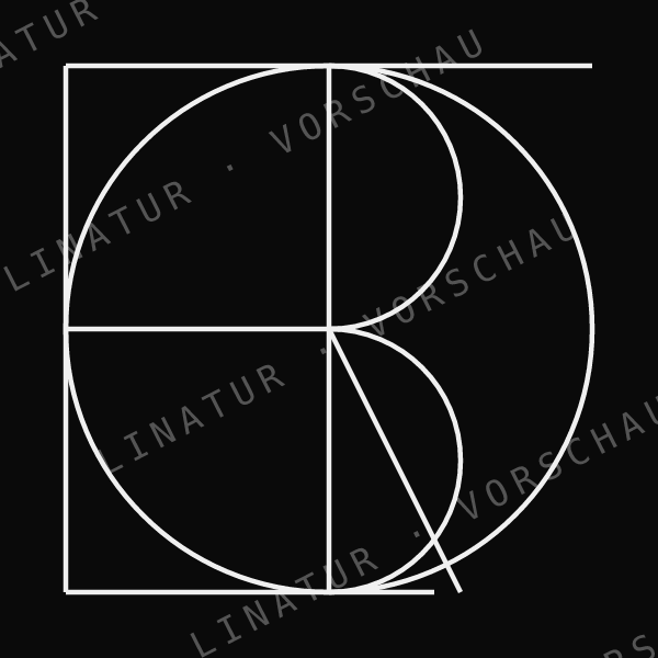 ROBERT als geometrisches Fine-Line-Design — Vorschau mit Wasserzeichen