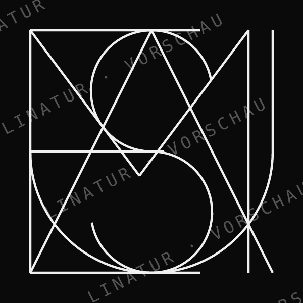SAMUEL als geometrisches Fine-Line-Design — Vorschau mit Wasserzeichen