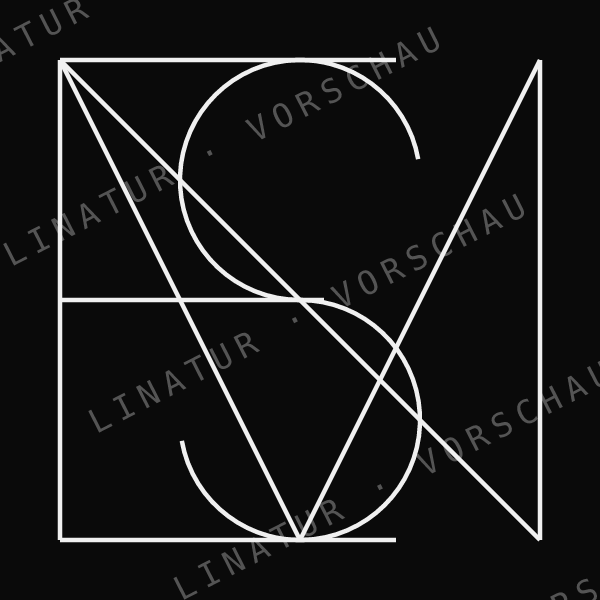 SVEN als geometrisches Fine-Line-Design — Vorschau mit Wasserzeichen