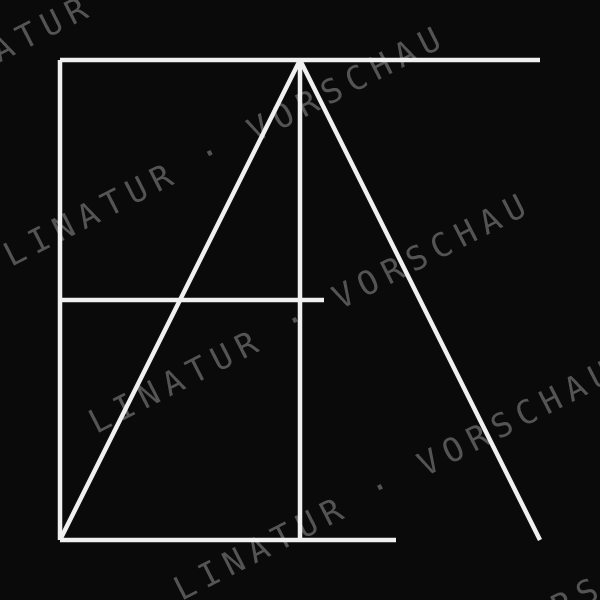 TALEA als geometrisches Fine-Line-Design — Vorschau mit Wasserzeichen