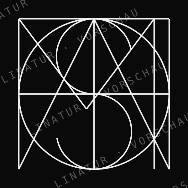 THOMAS als geometrisches Fine-Line-Design — Vorschau mit Wasserzeichen
