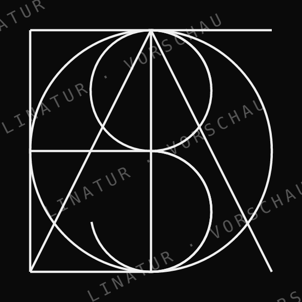 TOBIAS als geometrisches Fine-Line-Design — Vorschau mit Wasserzeichen