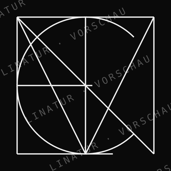 VINCENT als geometrisches Fine-Line-Design — Vorschau mit Wasserzeichen